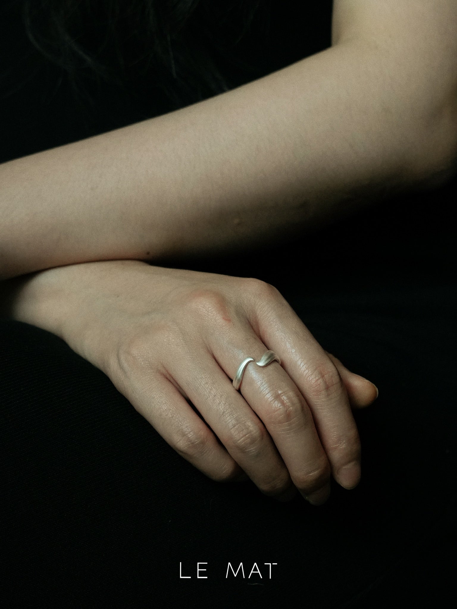 Ink Flow Open Ring