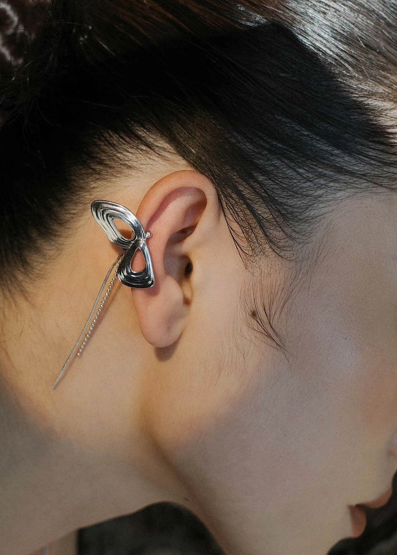 Butterfly River Ear Cuff