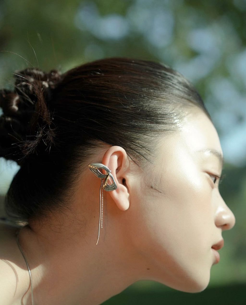Butterfly River Ear Cuff