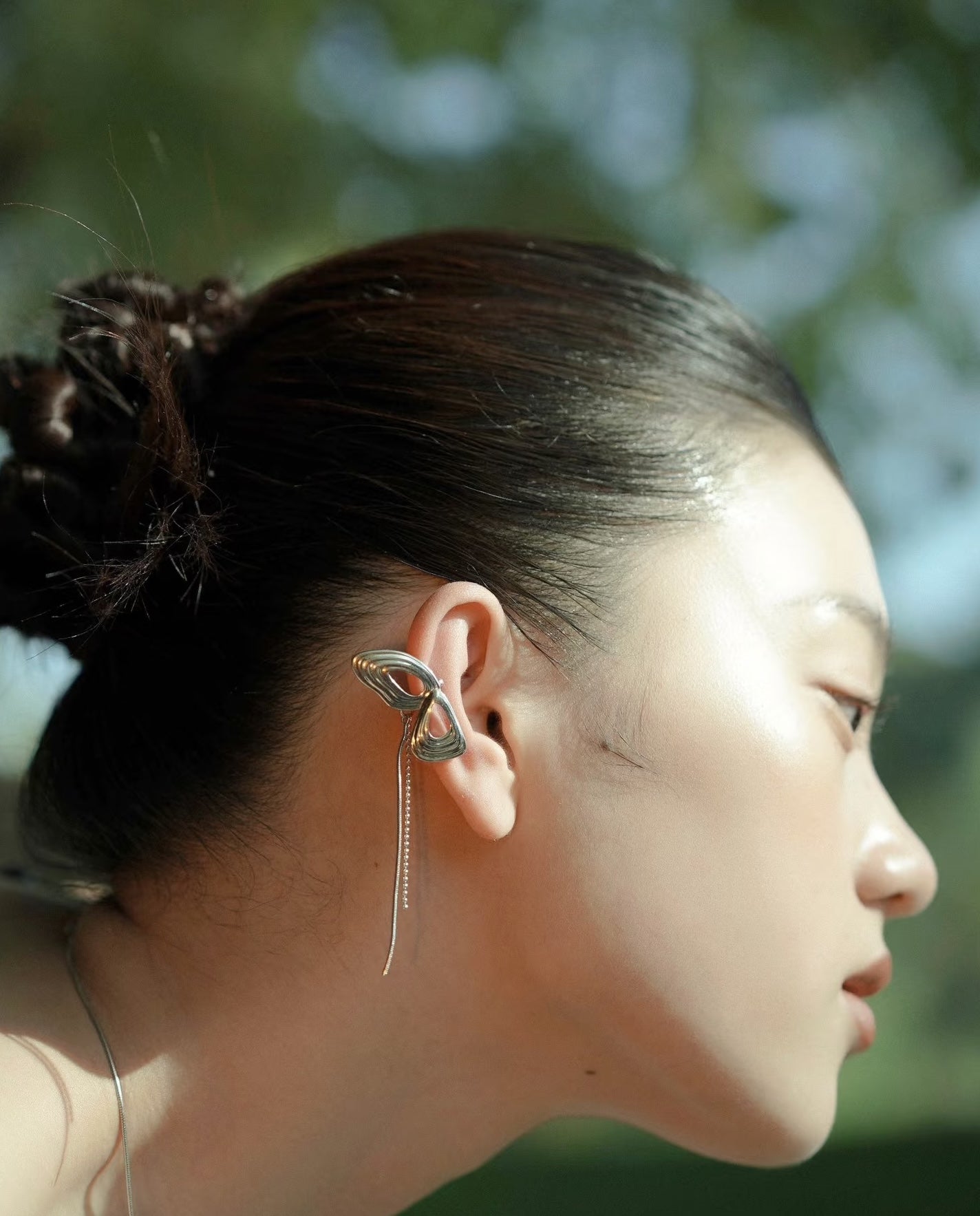 Butterfly River Ear Cuff