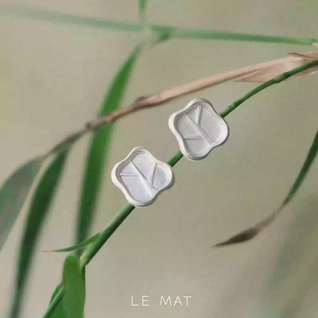 Floral Silhouette Earring