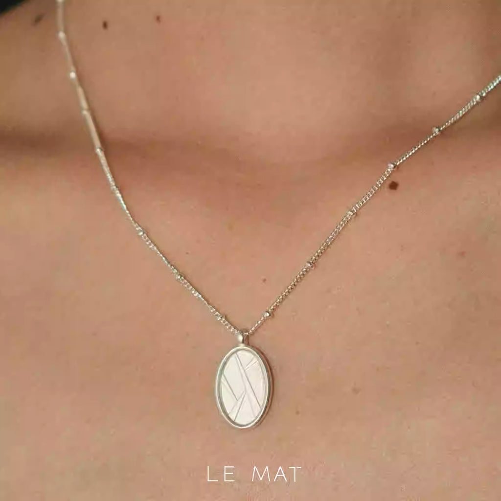 Bamboo Silhouette Necklace