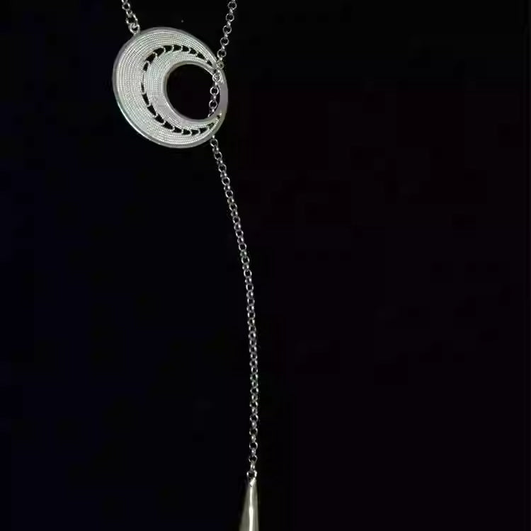 Lunar Eclipse Filigree Necklace