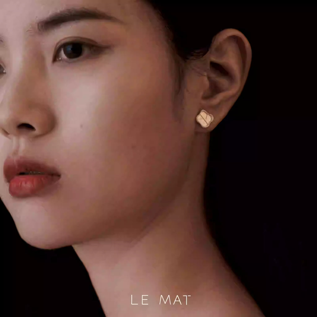 Floral Silhouette Earring