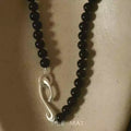 Brushstroke Black Onyx Necklace